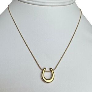 ✨Gold Horseshoe Pendant Necklace